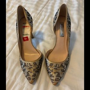 INC bedazzled Heels - gently worn size 8.5
